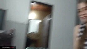 Excited alone in cabin, we touch until passionate fucking!