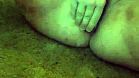 Anal plug insertion and masturbating with a g-spot vibrator