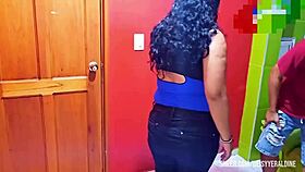 Horny Latina Housewife Seduces Young Friend, Sucks His Cock Eagerly