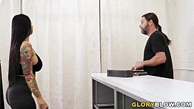 payton preslee explores gloryhole adventure