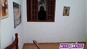 fernanda chocolate caught the guy masturbating she entered the room and gave him anal sex with cum in mouth