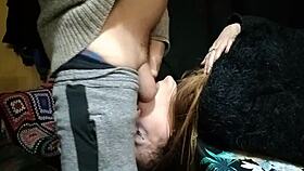 Detailed Scene of Argentinian Prostitute Engaging in Deepthroat Action, Part Two