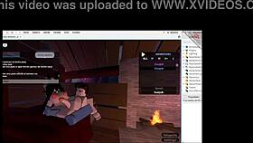 slut does footjob to her man