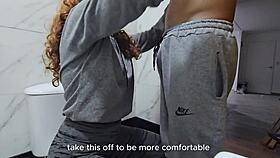 Milf Sucks Cock and Gets Creampie in Passionate Encounter