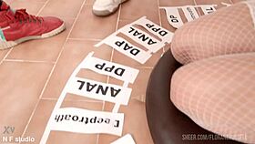 Hard sinful roulette with dap dpp in wet orgy