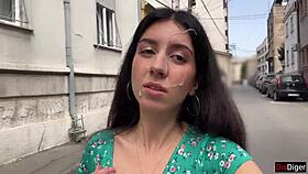 If you lose the game - you will have to walk with cum on your face in public - cumwalk