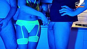 Wife participates in group activity under neon lights, complete episode 4611