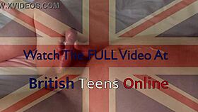 Cute 18 Year Old British Hottie Wanks Off An Old Guy