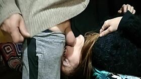 Detailed Scene of Argentinian Prostitute Engaging in Deepthroat Action, Part Two