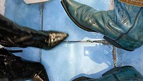 hey check out this pee in ankle boots fetish