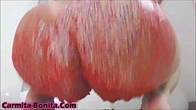 Big Booty Cake Sitting and Ass Shaking