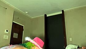 Petite Ebony Slut Got Her Throat And Pussy Stretched With A Big Creampie From Bbc