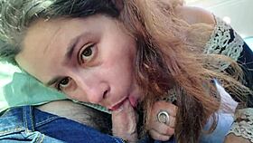 Exhibitionist Seduces Milf to Suck Dick on Bus Until Cum!