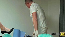 Cuck4k doctor touched and cured my pussy 😍