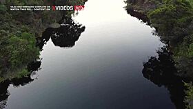 Fudendo em publico na chapada diamantina em trilha!