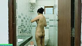 Cute Indian Rich Girl Has a Private Encounter with Her Driver in the Bathroom