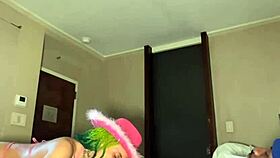 Petite Ebony Slut Got Her Throat And Pussy Stretched With A Big Creampie From Bbc