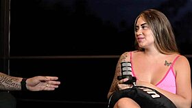 interview with sara blonde goes wild with public squirting masturbation