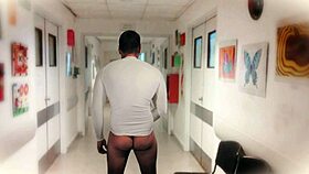 i stroke my monster cock alone in the hospital