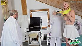 did ariela donovan get her aroused pussy examined by two old gynecologists?