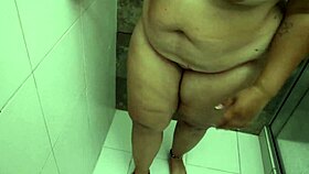 taking a relaxing shower bath