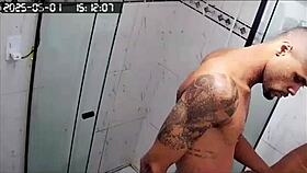 Hidden camera catches husband muff diving neighbor's pussy, female ejaculation! 💦