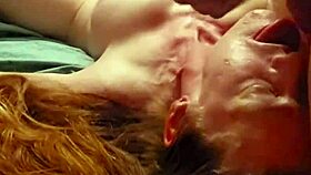 sexy redhead sucking cock