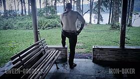 a goth vampire lady in the forest wants to get pregnant by a human through rough sex