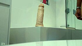 Hey, have you seen that huge dildo? It's really impressive and fun