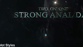 A hot dap with the beautiful viper juice in a 3 on 1 interracial anal creampie session