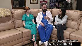 Ditria Rose's pussy gets creampied in POV