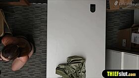 Geeky And Cute Shoplifter Rough Fucked On The Cctv