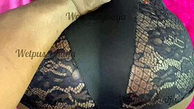 yo, wet ebony teen naija goes wild riding massive big black cock close up