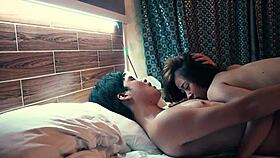 Female College Student Feels Relaxed During Massage 2019