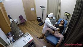 Nurse Lilly Hall Fingers Patients For Orgasm Research