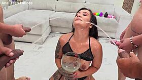 Alexa lewis's ass wrecked again in extreme 6-on-1 destruction