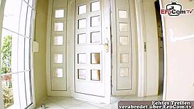 German Blonde Babe Receives Rough Anal Fucking From Big Cock