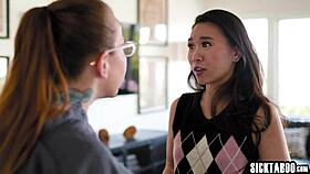 Sicktaboo Com - Petite Asian Teen Kimmy Kimm Enjoys Ass Licking By Horny Lesbian Alexis Tae