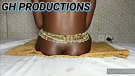 watch this little african teen slut get her tight ass played with and twerk