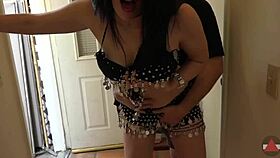 hips dont lie - big booty belly dancer made him cum multiple times