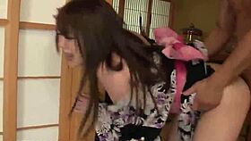 rino sakuragi deepthroats big black cock for creampie in hardcore japanese pickup