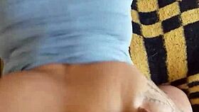 Girlfriend's Juicy Ass Vibrates Wild in Intense Natural Tits Ride