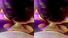 candy teases and deepthroats bbc in the hood slurping every drop no hands