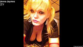 big tits milf jenna jaymes plays suggestively to the camera solo