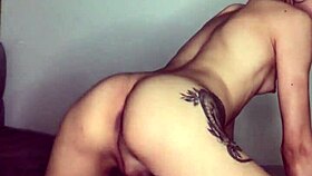 the cute latina transsexual nerd strokes her cock solo in a naughty masturbation session