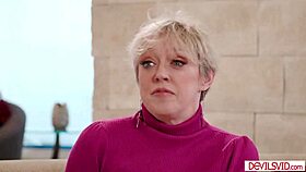 teen watches boyfriend hardcore fuck her big tits blonde stepmom deepthroat