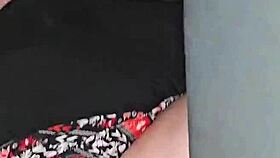 milf gushes wildly on huge dildo