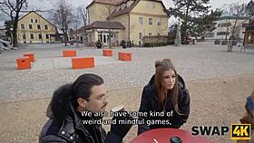 Wow! A Simple Morning Walk Turned Into An Unforgettable Threesome Adventure!