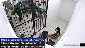 strangers angel santana and aria nicole nurses moan in pov hospital backstage