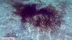 Multiple Creampie Underwater - Three Times Cum Inside